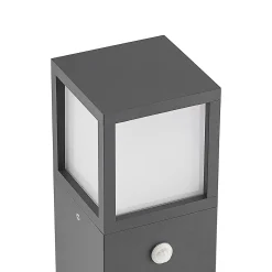 Lucande LED-polkujen valaisin Dewari, liiketunnistin, 65 cm, IP54