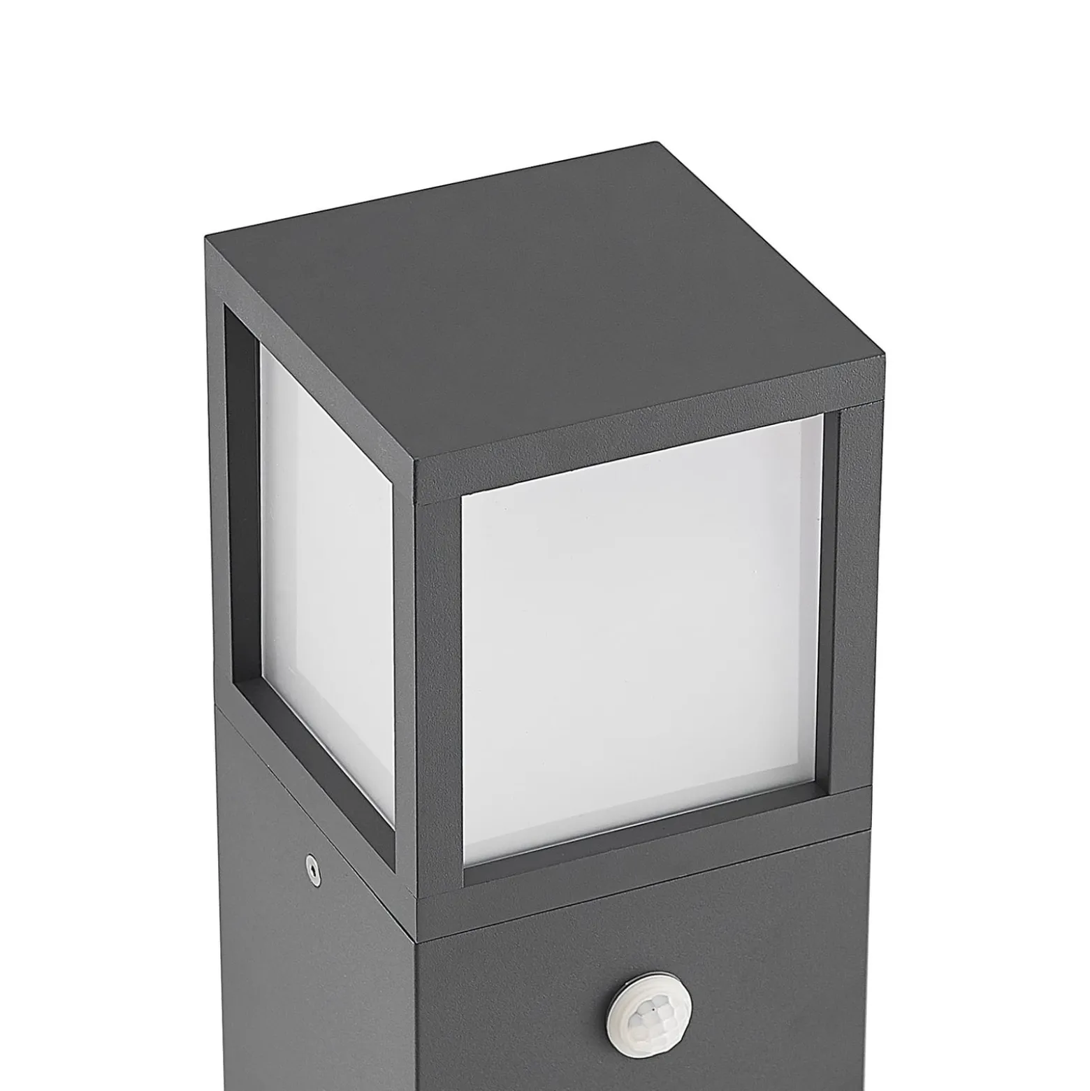 Lucande LED-polkujen valaisin Dewari, liiketunnistin, 65 cm, IP54