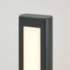 Lucande LED polkuvalaisin Mhairi, kulmikas, antrasiitti, 100 cm