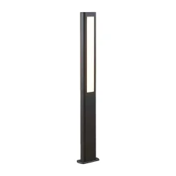 Lucande LED polkuvalaisin Mhairi, kulmikas, antrasiitti, 100 cm