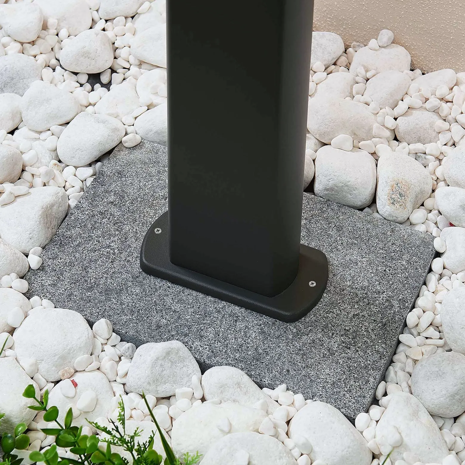 Lucande LED polkuvalaisin Mhairi, kulmikas, antrasiitti, 100 cm