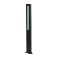 Lucande LED polkuvalaisin Mhairi, kulmikas, antrasiitti, 100 cm