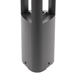 Lucande LED polkuvalaisin Pirron, 80 cm, kolmion muotoinen, IP54