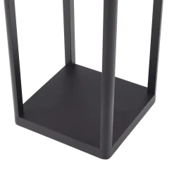 Lucande LED polkuvalo Thorvid, korkeus 120 cm, musta