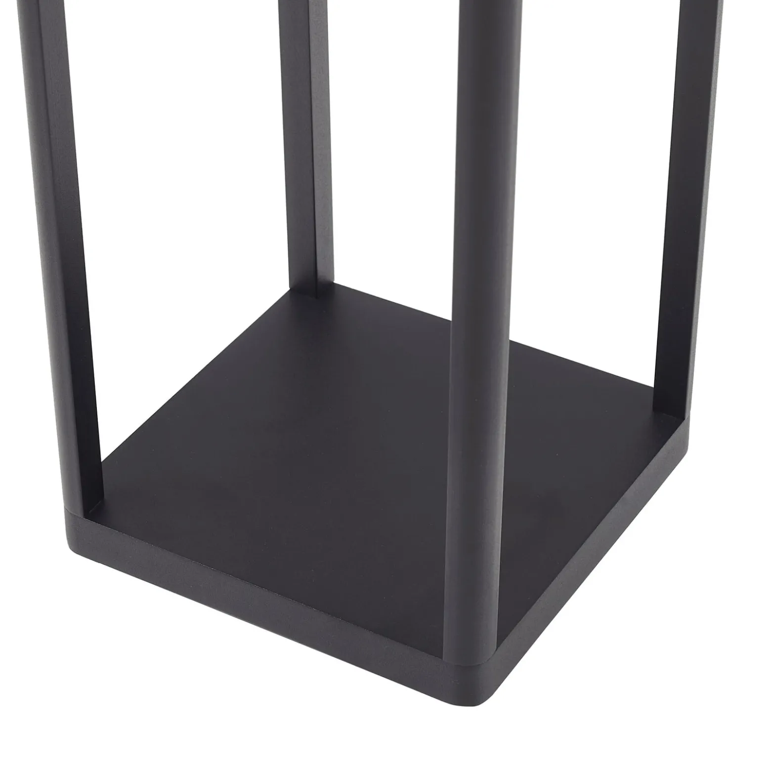 Lucande LED polkuvalo Thorvid, korkeus 120 cm, musta