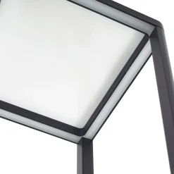 Lucande LED polkuvalo Thorvid, korkeus 120 cm, musta