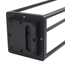 Lucande LED polkuvalo Thorvid, korkeus 120 cm, musta