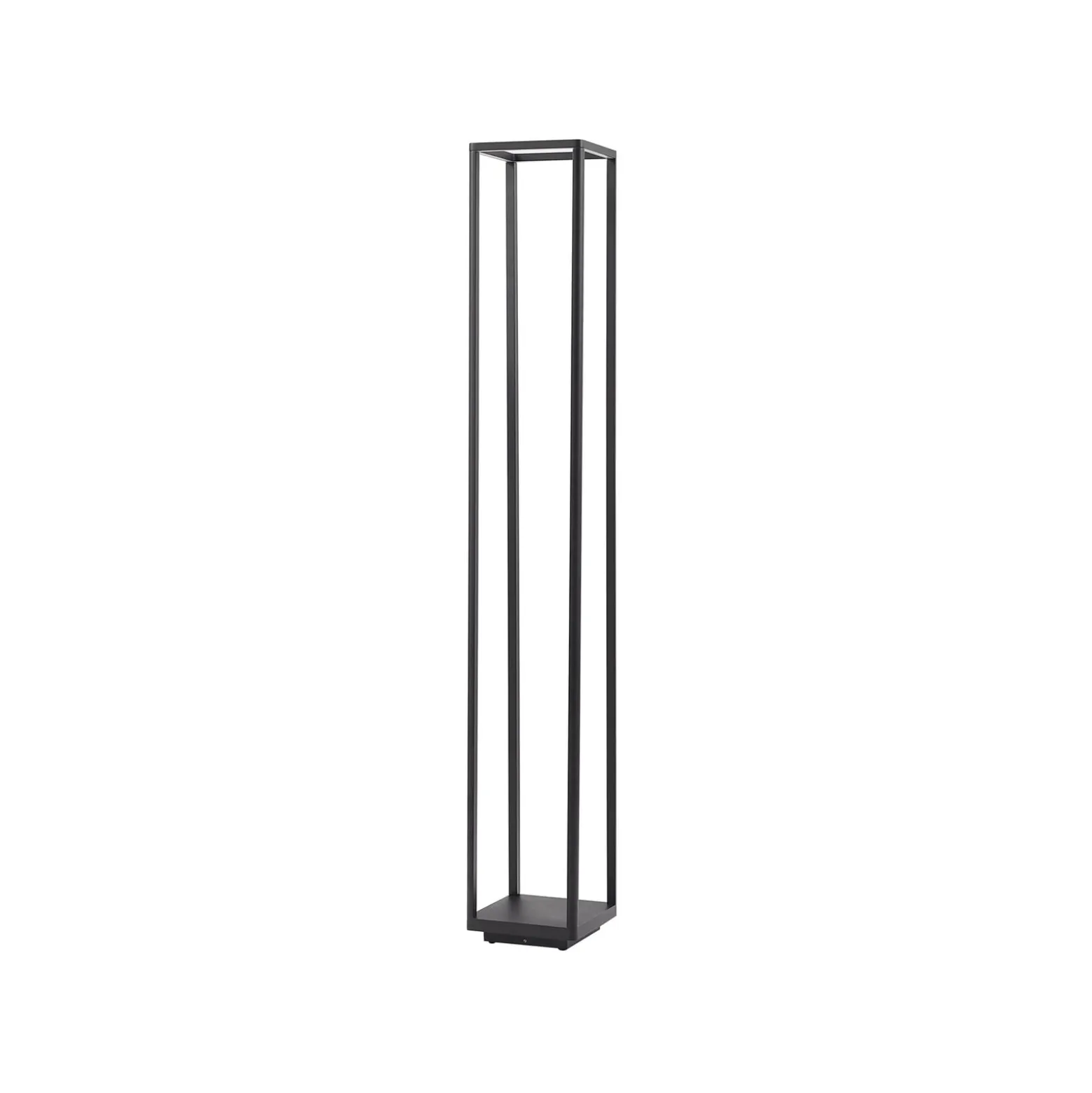 Lucande LED polkuvalo Thorvid, korkeus 120 cm, musta