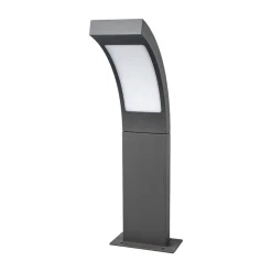 Lucande LED-pollarivalaisin Juvia, 40 cm, antrasiitti, IP54