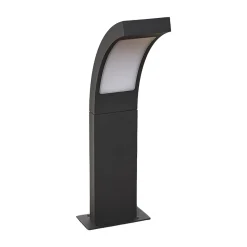 Lucande LED-pollarivalaisin Juvia, 40 cm, antrasiitti, IP54
