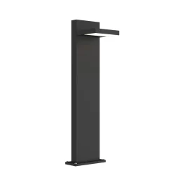 Lucande LED-pollarivalaisin Silvan, 65 cm, antrasiitti, metallia