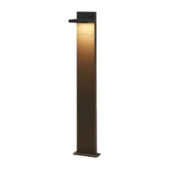 Lucande LED-pollarivalaisin Silvan, 100 cm, antrasiitti, metallia