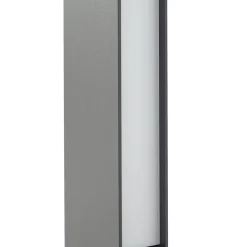 Lucande LED-pollarivalaisin Teerk, korkeus 50 cm, antrasiitti, IP65