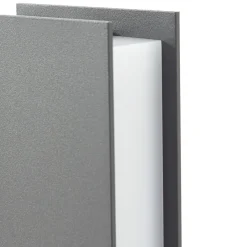 Lucande LED-pollarivalaisin Teerk, korkeus 50 cm, antrasiitti, IP65