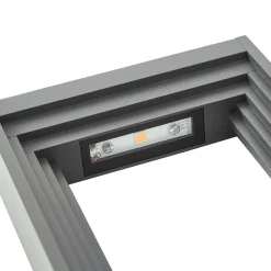 Lucande LED-pylväsvalaisin Ashkan, korkeus 80 cm, antrasiitti, IP65