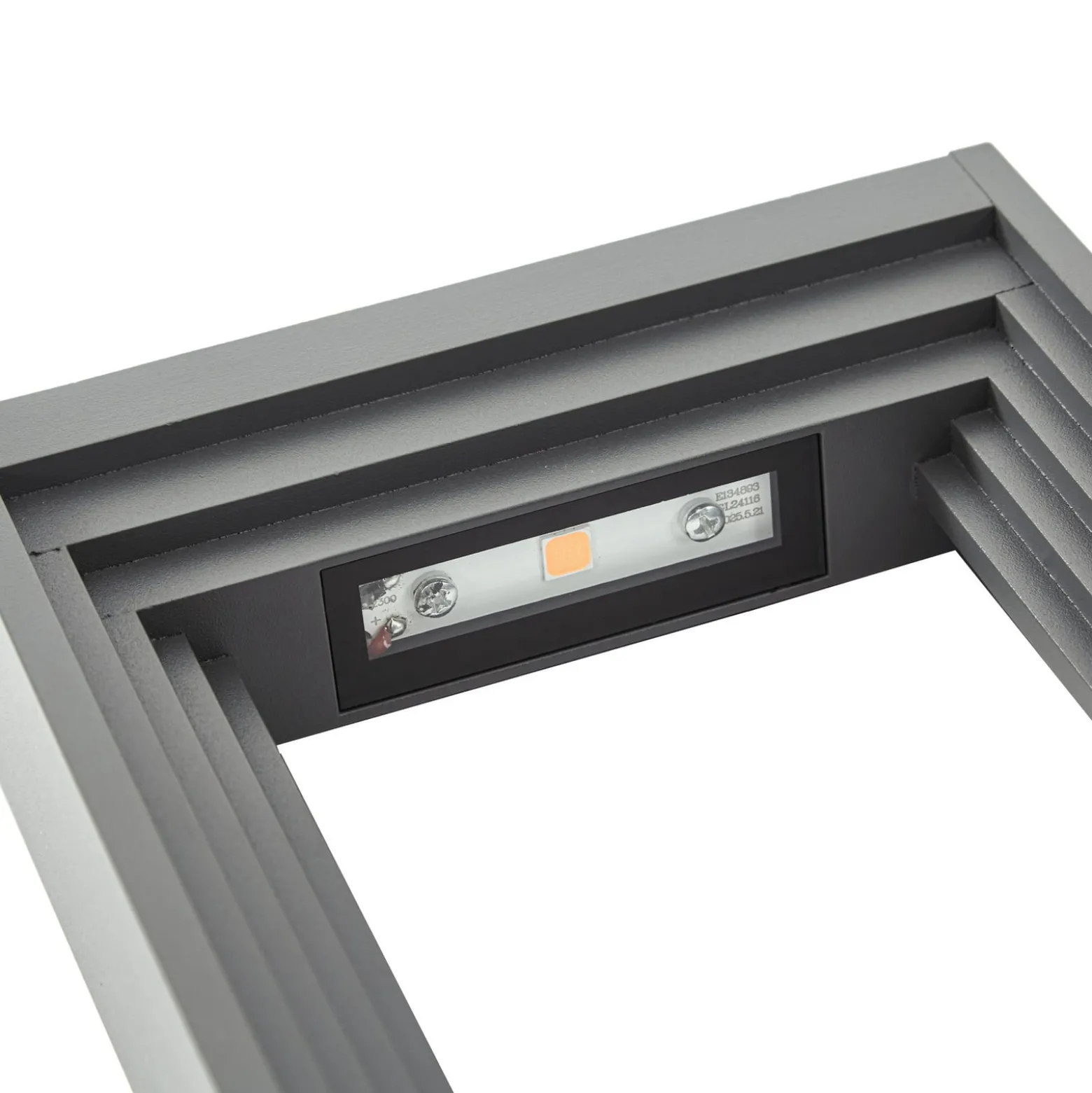 Lucande LED-pylväsvalaisin Ashkan, korkeus 80 cm, antrasiitti, IP65