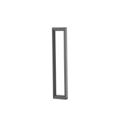 Lucande LED-pylväsvalaisin Ashkan, korkeus 80 cm, antrasiitti, IP65