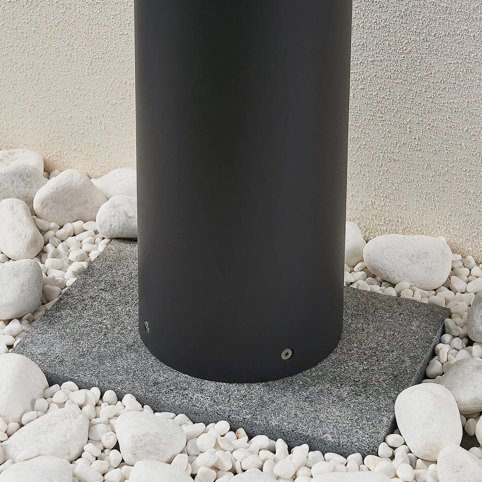 Lucande LED-pylväsvalaisin Darja, antrasiitti, metalli, 100cm, IP54