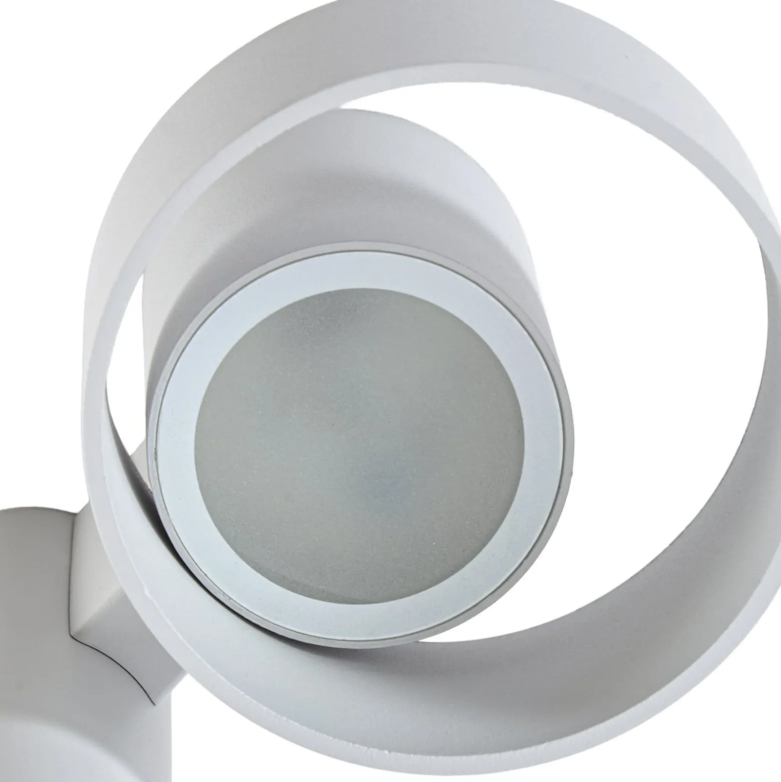 Lucande LED-pylväsvalaisin Elune, vaaleanharmaa, liiketunnistin, IP44, 77 cm