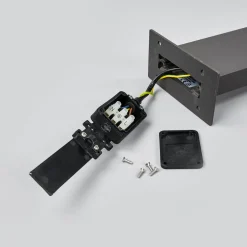 Lucande LED-pylväsvalaisin Juvia, 60 cm, liiketunnistin, IP54