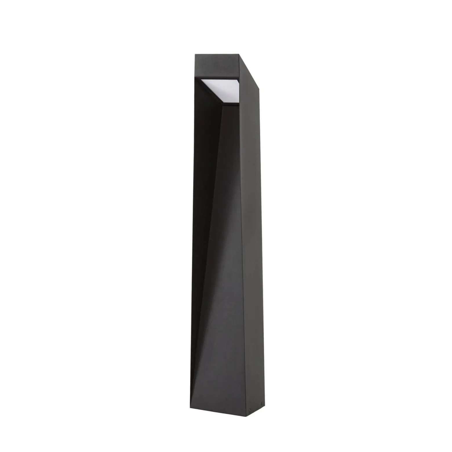 Lucande LED-pylväsvalaisin Louran, korkeus 90 cm, musta, ylös/alas