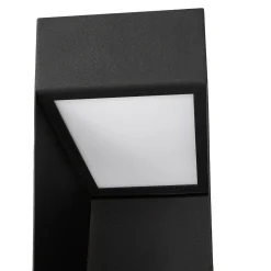 Lucande LED-pylväsvalaisin Louran, korkeus 90 cm, musta, ylös/alas