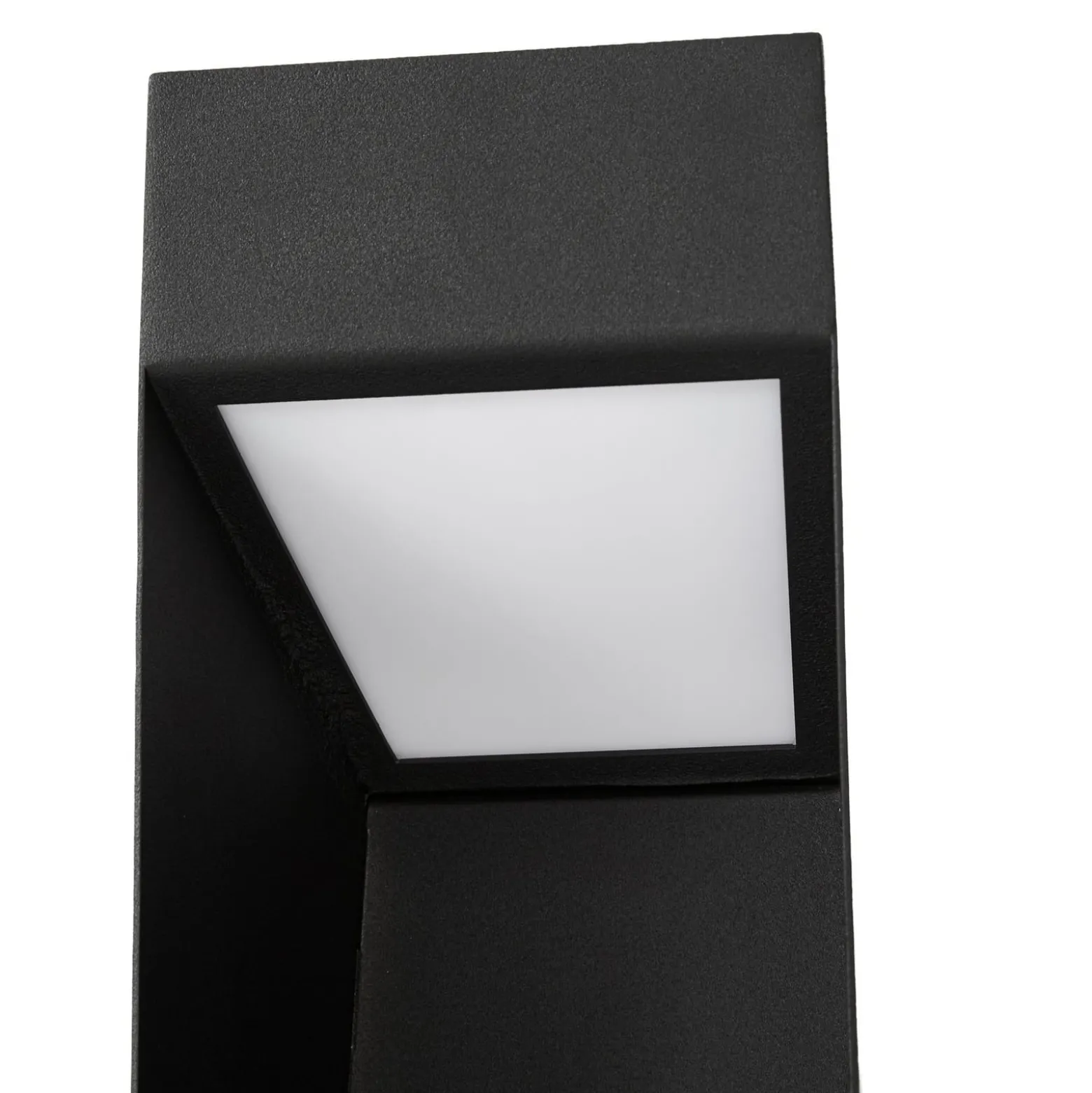 Lucande LED-pylväsvalaisin Louran, korkeus 90 cm, musta, ylös/alas