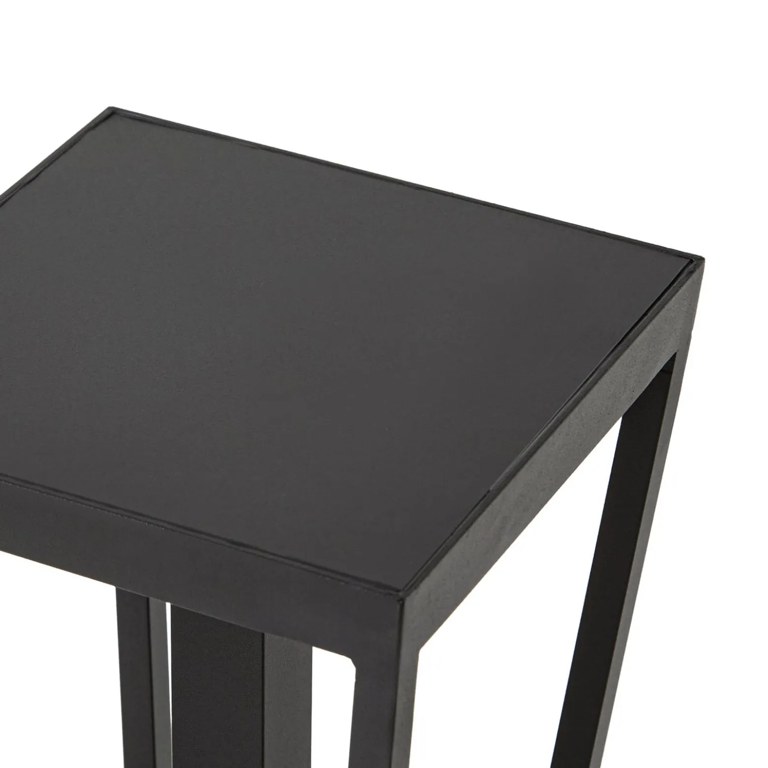 Lucande LED-pylväsvalaisin Lynx, 95,5 cm, musta, IP65, liiketunnistin