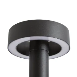 Lucande LED-pylväsvalaisin Nirella, 100 cm, musta, CCT, IP65