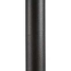Lucande LED-pylväsvalaisin Nirella, 100 cm, musta, CCT, liiketunnistin