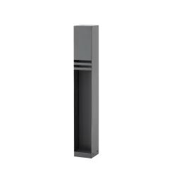 Lucande LED-pylväsvalaisin Oxido, antrasiitti, korkeus 80 cm, IP44