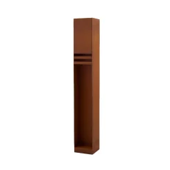 Lucande LED-pylväsvalaisin Oxido, ruosteenvärinen, korkeus 80 cm, IP44