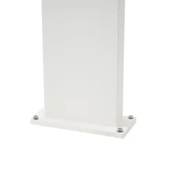 Lucande LED-pylväsvalaisin Silvan, valkoinen, 100 cm, liiketunnistin, IP54