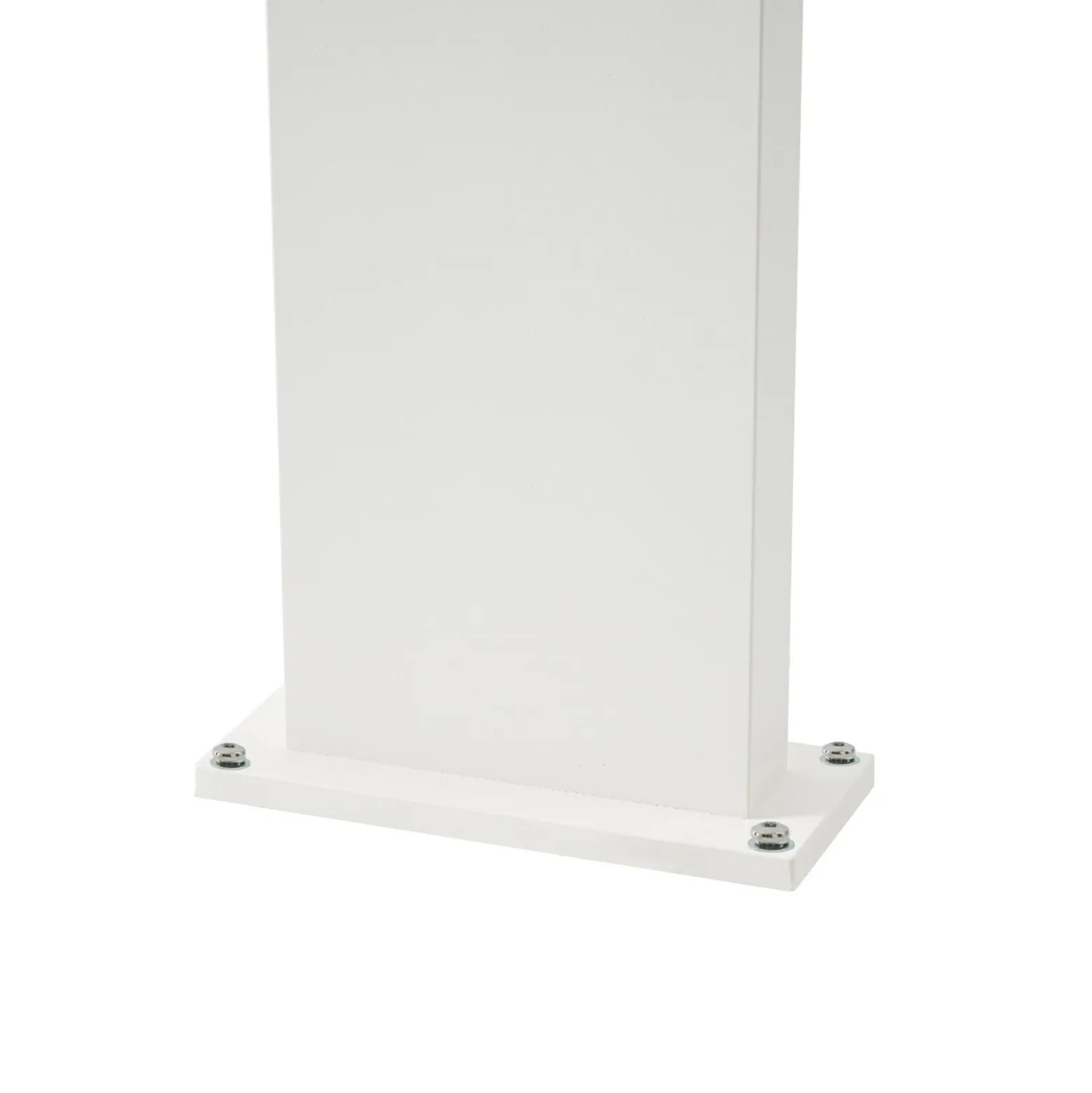 Lucande LED-pylväsvalaisin Silvan, valkoinen, 100 cm, liiketunnistin, IP54
