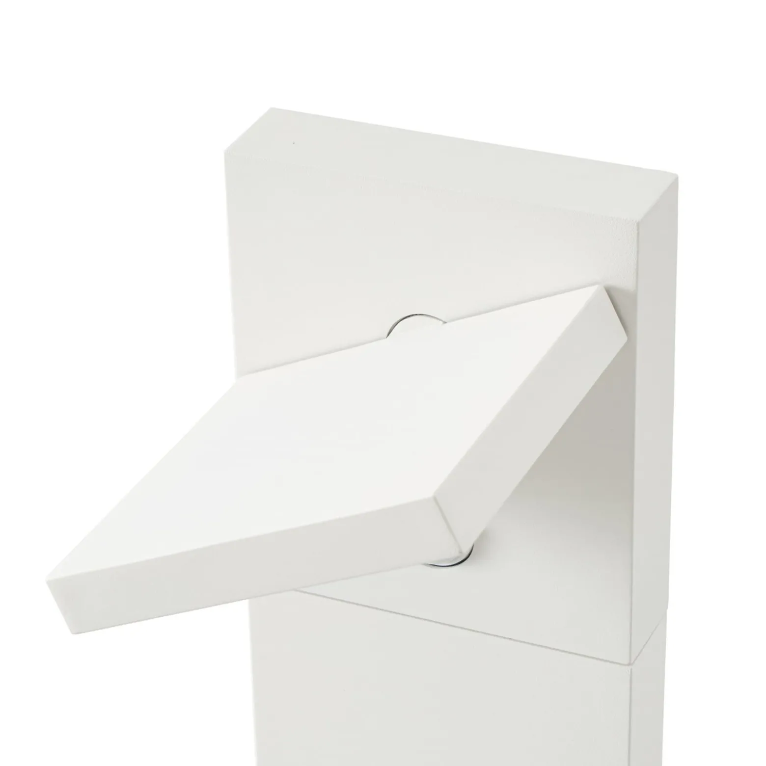 Lucande LED-pylväsvalaisin Silvan, valkoinen, 100 cm, liiketunnistin, IP54