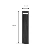 Lucande LED-pylväsvalaisin Tavion, 80 cm, antrasiitti, IP65