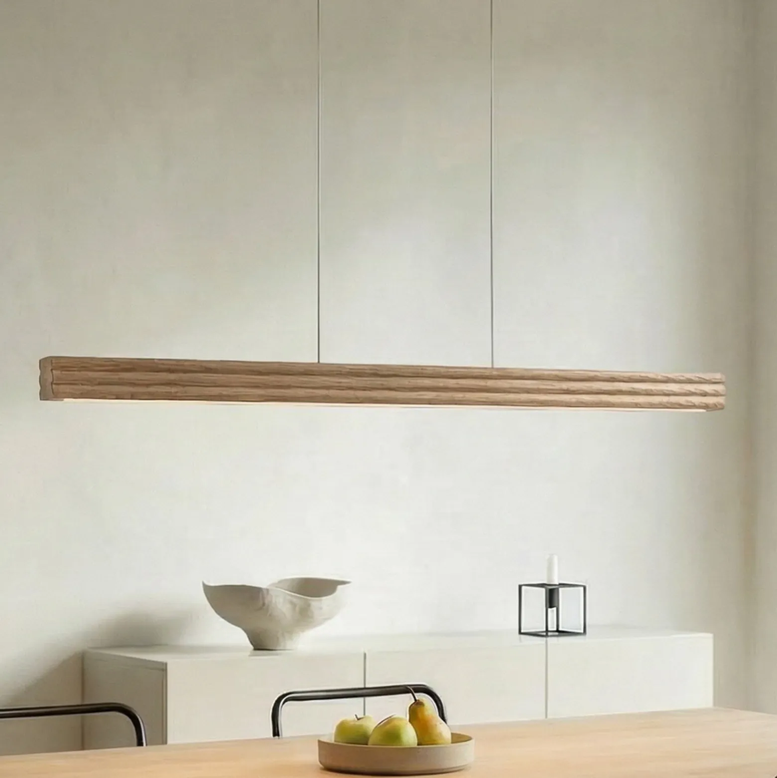 Lucande LED-riippuvalaisin Annetta, 117 cm, CCT, himmennettävä
