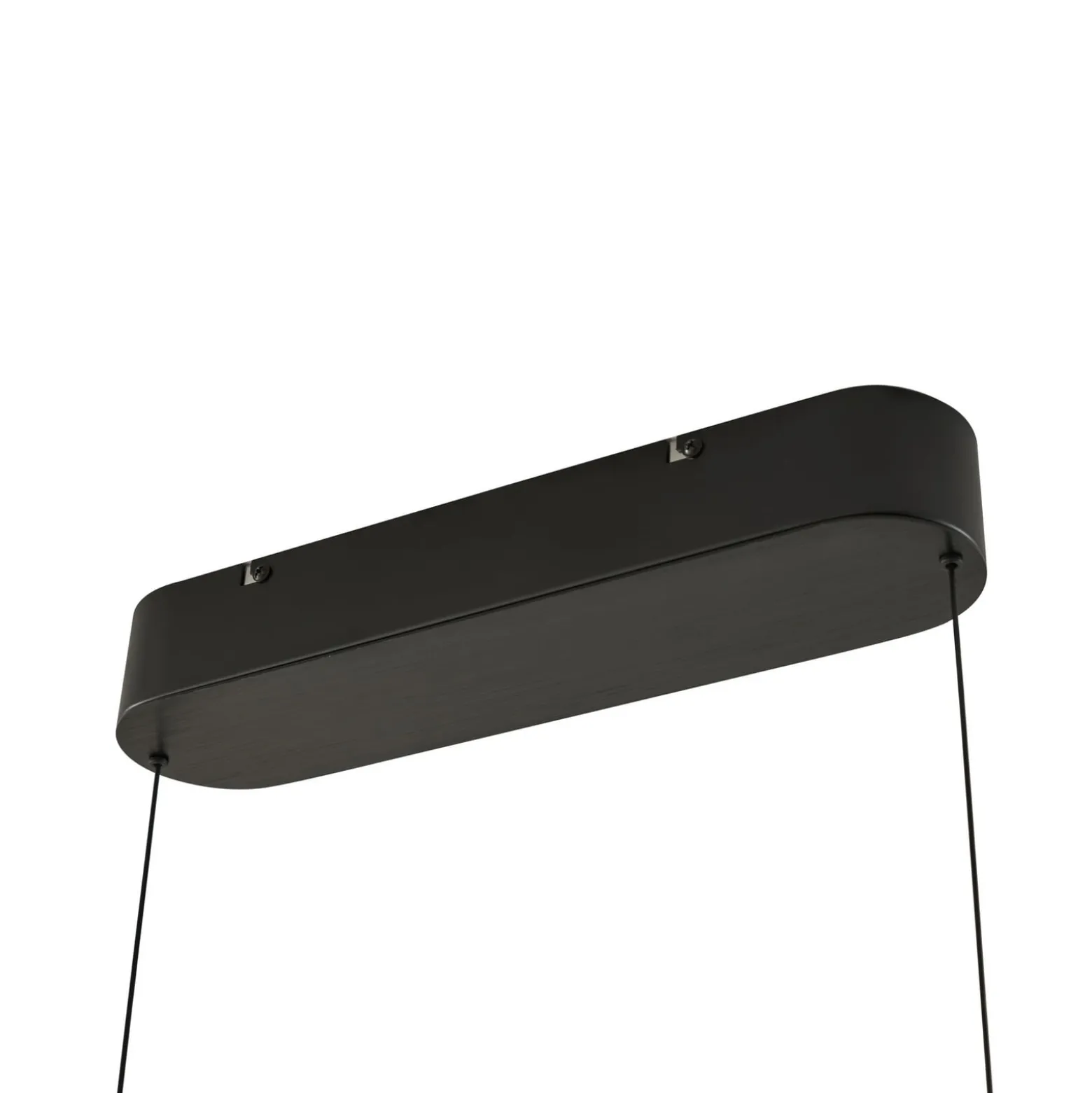 Lucande LED-riippuvalaisin Arvon, musta, 117 cm, himmennettävä, CCT
