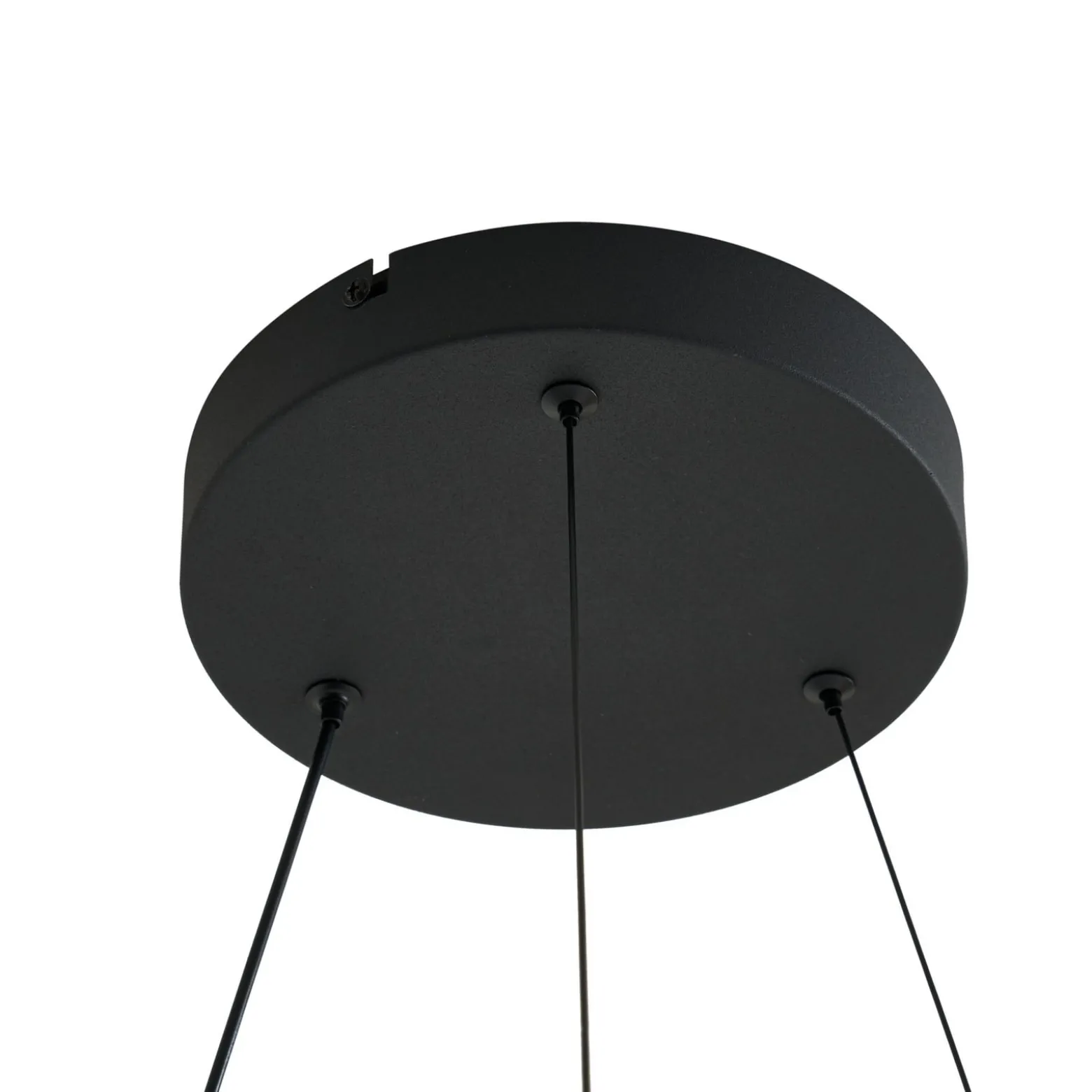 Lucande LED-riippuvalaisin Daelor, musta/puu, CCT, himmennettävä
