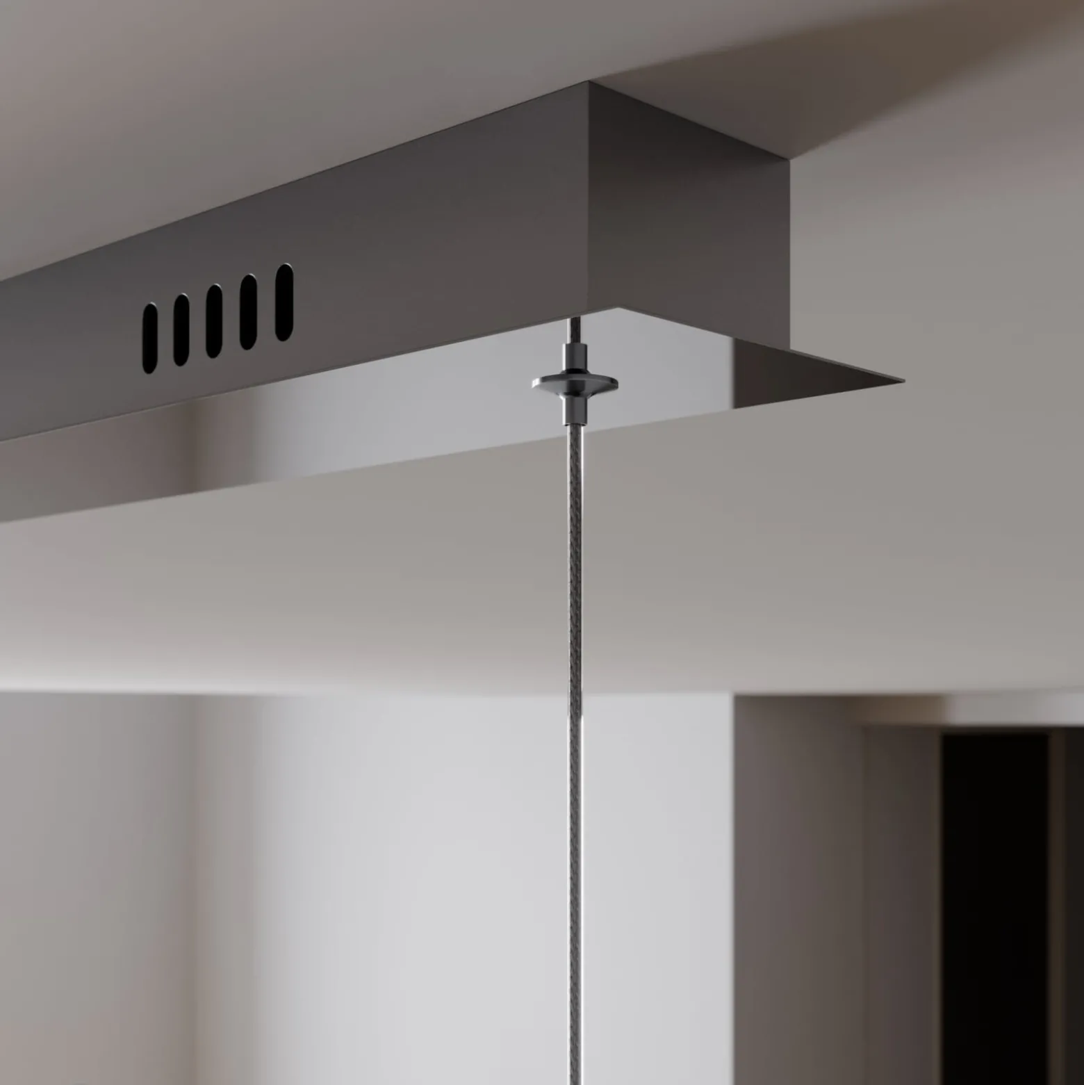 Lucande LED-riippuvalaisin Hayley, 96 cm, 5-valo, kromi, lasi