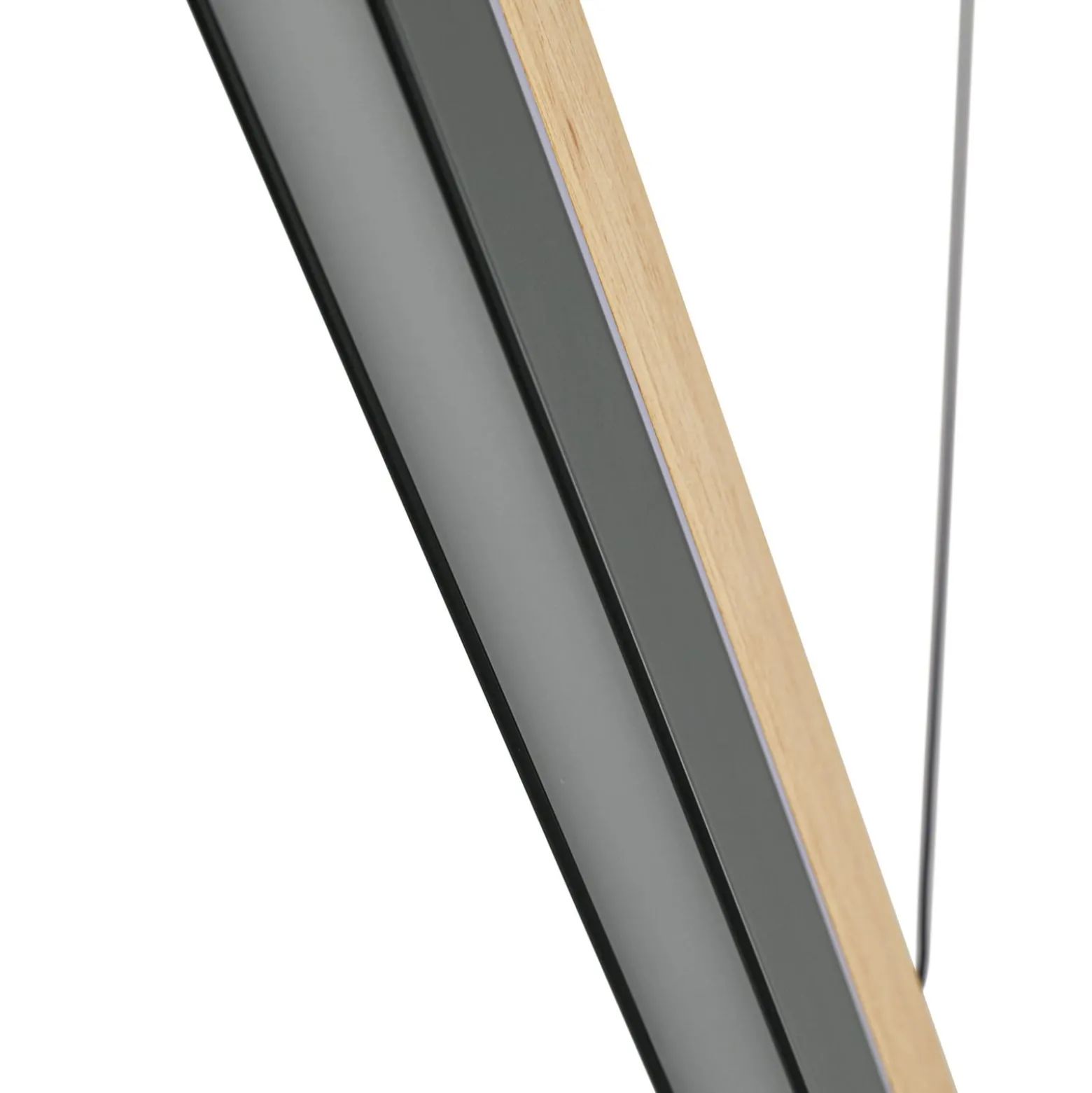 Lucande LED-riippuvalaisin Holven, puu, CCT, pituus 113 cm