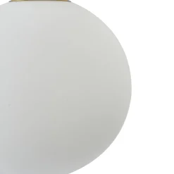 Lucande LED-riippuvalaisin Joran, 1-lamppuinen, valkoinen, lasi