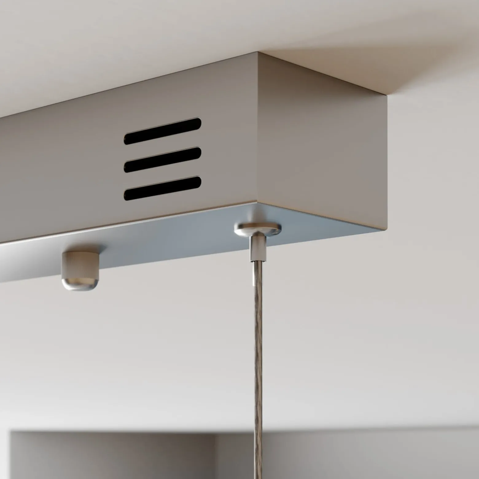 Lucande LED-riippuvalaisin Lyani, 115cm, 3-valo, kromi, himmennettävä