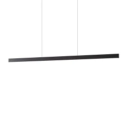 Lucande LED-riippuvalaisin Mylosh, musta, 150 cm, CCT, himmennettävä