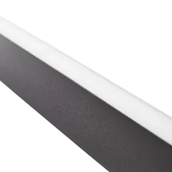 Lucande LED-riippuvalaisin Mylosh, musta, 150 cm, CCT, himmennettävä