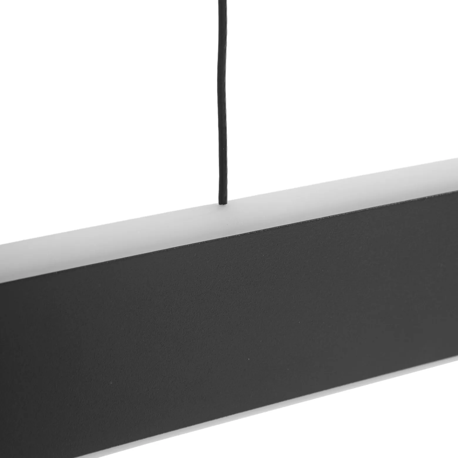 Lucande LED-riippuvalaisin Philine, pituus 121 cm mustaa rautaa