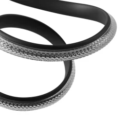 Lucande LED-riippuvalaisin Rodado, musta, 110 cm, alumiinia