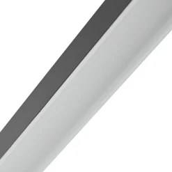Lucande LED-riippuvalaisin Solvar, 158 cm, musta, CCT, himmennettävä