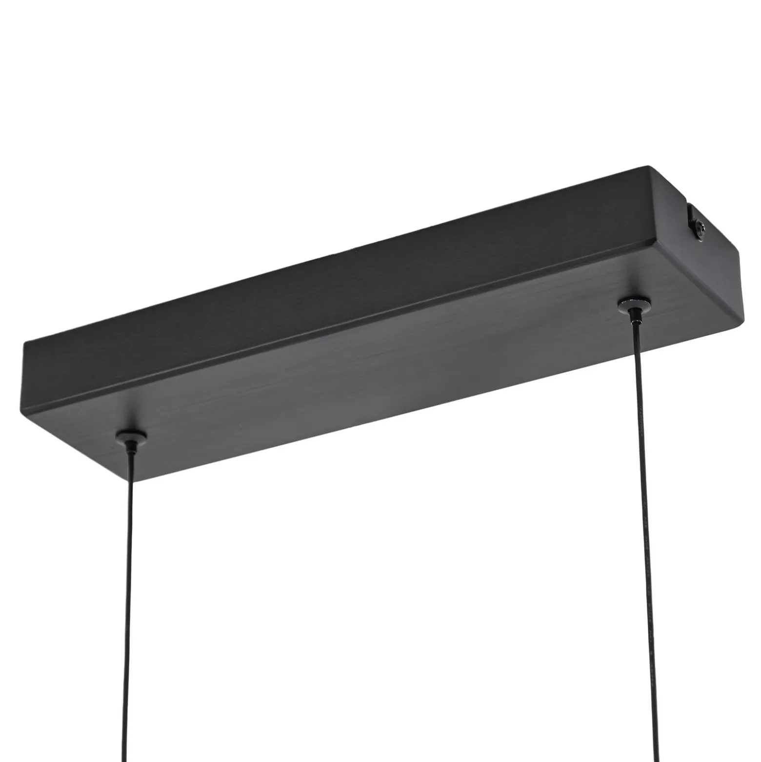 Lucande LED-riippuvalaisin Steve, musta, 113 cm, 6-lamppuinen, himmennettävä