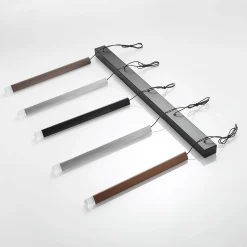 Lucande LED-riippuvalaisin Stoika, 88 cm, 5-lamppuinen, metalli